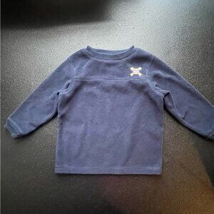 Jumping Beans Navy Sweatshirt with Baseball Design